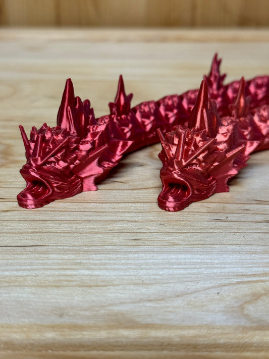 Red Gold Water Dragon